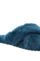 de piele obuwie domowe Mayberry | z dodatkiem wełny EMU Australia 	turcoaz	
