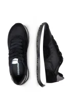 De piele sneakers Dsquared2 	negru	
