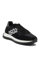 Skórzane sneakers Dsquared2 	negru	