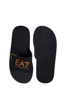 șlapi EA7 	negru	