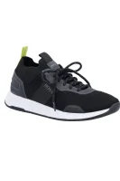 Sneakers Titanium_Runn_knst cu adaos de piele BOSS BLACK 	negru	