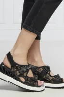 De piele sandale Le Silla 	negru	