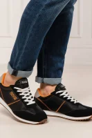 Sneakers cu adaos de piele Versace Jeans Couture 	negru	