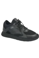 Sneakers Titanium cu adaos de piele BOSS BLACK 	negru	