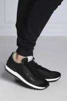 Sneakers cu adaos de piele Emporio Armani 	negru	