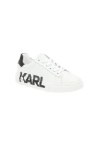 De piele teniși TRAINERS Karl Lagerfeld Kids 	alb	