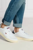 De piele sneakers ESSENTIAL Tommy Jeans 	alb	