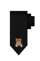 de mătase cravată Moschino 	negru	