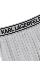 Fustă Karl Lagerfeld Kids 	argintiu	