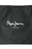 De piele geantă poștaș FATIMA Pepe Jeans London 	negru	