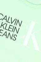 Tricou | Slim Fit CALVIN KLEIN JEANS 	verde mentă	