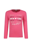 Bluză ESSENTIAL NY HILFIGE | Regular Fit Tommy Hilfiger 	roz	