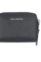 De piele portofel K/Choupette Karl Lagerfeld 	negru	
