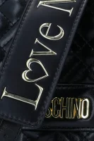 geantă poștaș Love Moschino 	negru	