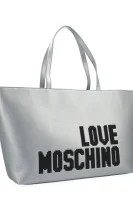 geantă shopper Love Moschino 	argintiu	