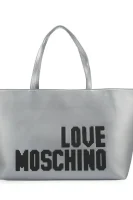 geantă shopper Love Moschino 	argintiu	