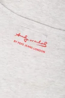 tricou JASMINE Andy Warhol | Regular Fit Pepe Jeans London 	gri	