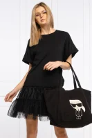 Geantă shopper K/Ikonik Karl Lagerfeld 	negru	