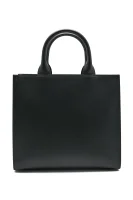 De piele cufăr DG Logo Bag Dolce & Gabbana 	negru	