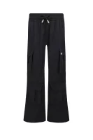 Pantaloni cargo POPELINE | Loose fit Pinko UP 	negru	