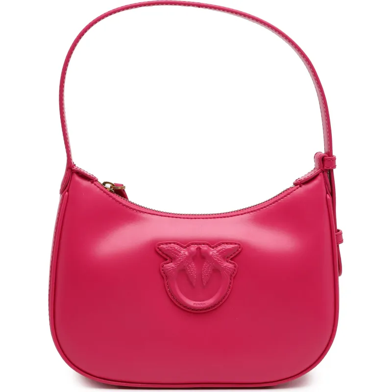 Pinko De piele hobo MINI HALF MOON VITELLO SPAZZOL