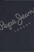 Tricou HANA GLITTER | Regular Fit Pepe Jeans London 	bluemarin	
