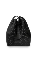 geantă tip sac + borsetă Emporio Armani 	negru	
