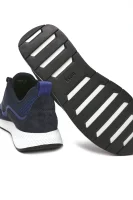 Sneakers Titanium cu adaos de piele BOSS BLACK 	bluemarin	