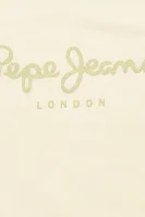 Tricou HANA GLITTER | Regular Fit Pepe Jeans London 	crem	