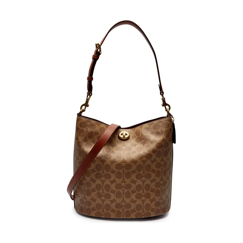 Coach De piele geantă pe umăr WILLOW