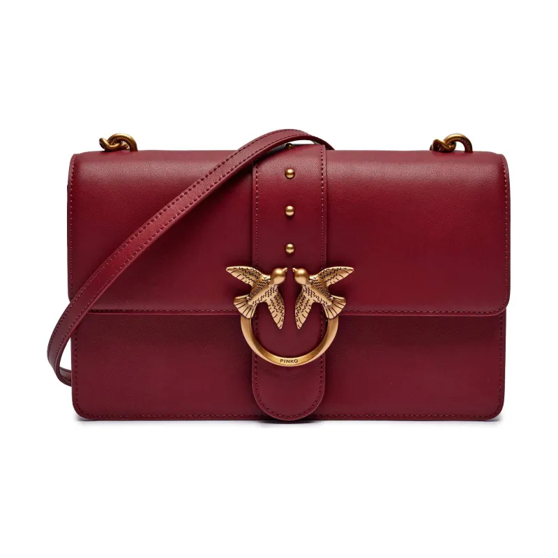 Pinko De piele geantă poștaș LOVE ONE CLASSIC