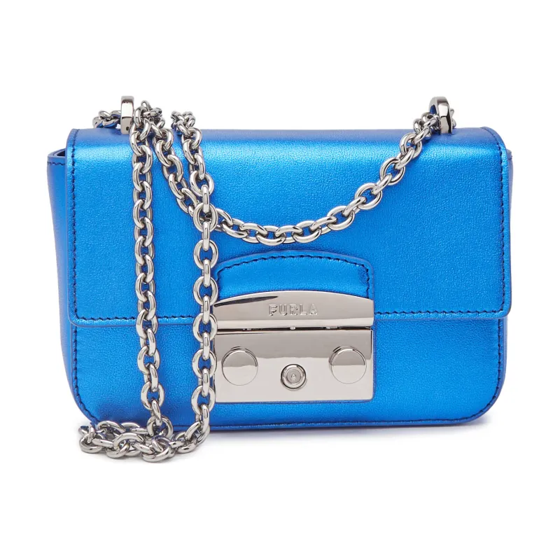 Furla De piele geantă pe umăr metropolis mini