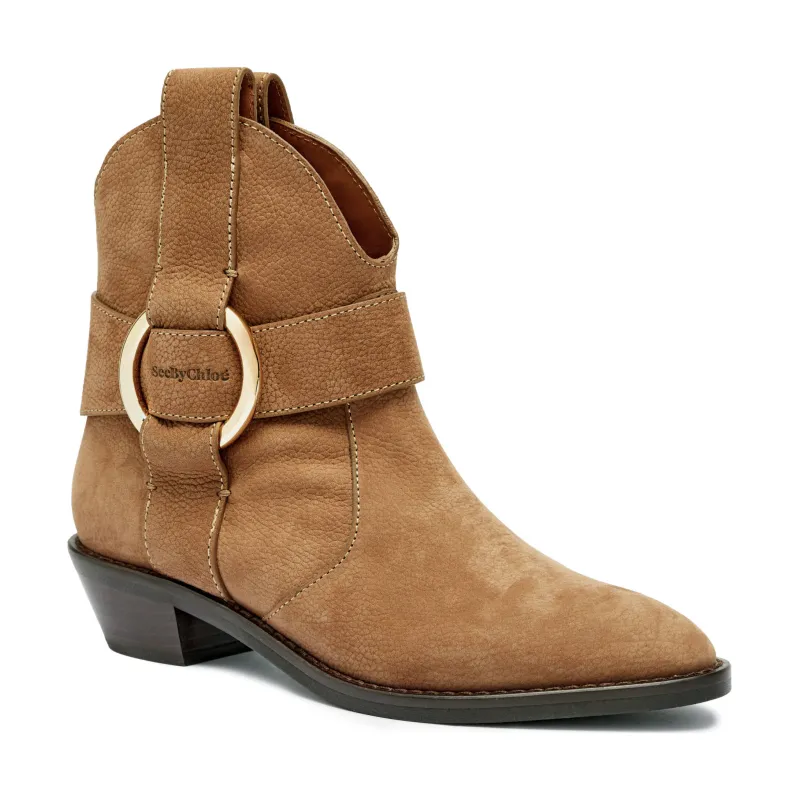 See By Chloé De piele cizme cowboy