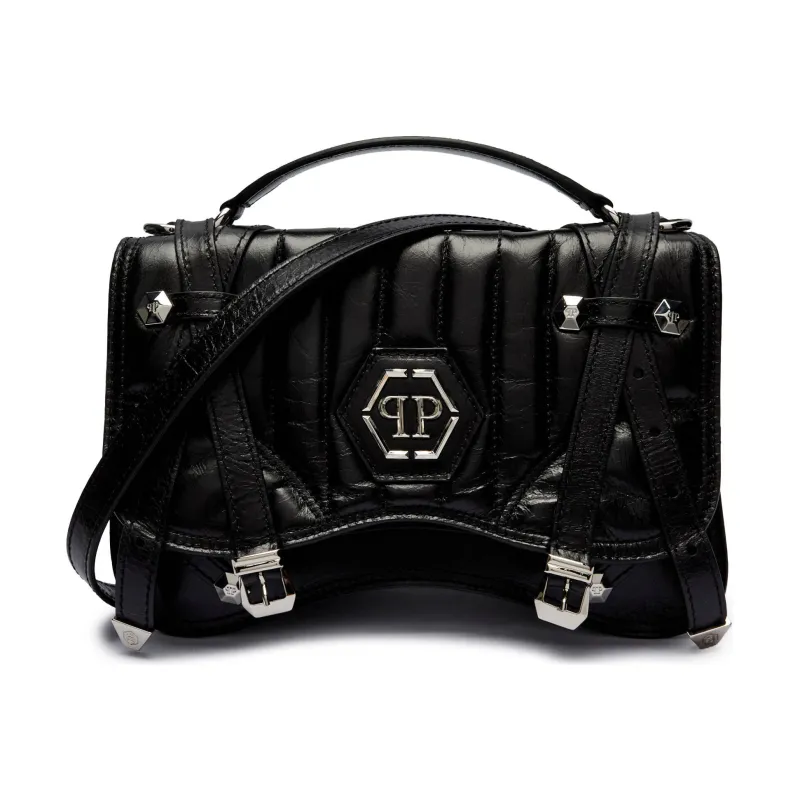 Philipp Plein De piele geantă pe umăr SAEA