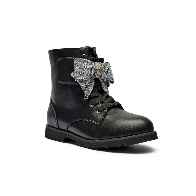 Kurt Geiger De piele botine KENSINGTON STRAP BOW