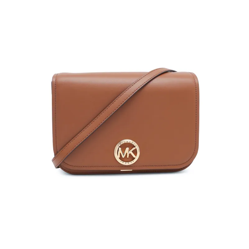 Michael Kors De piele geantă poștaș Luggage