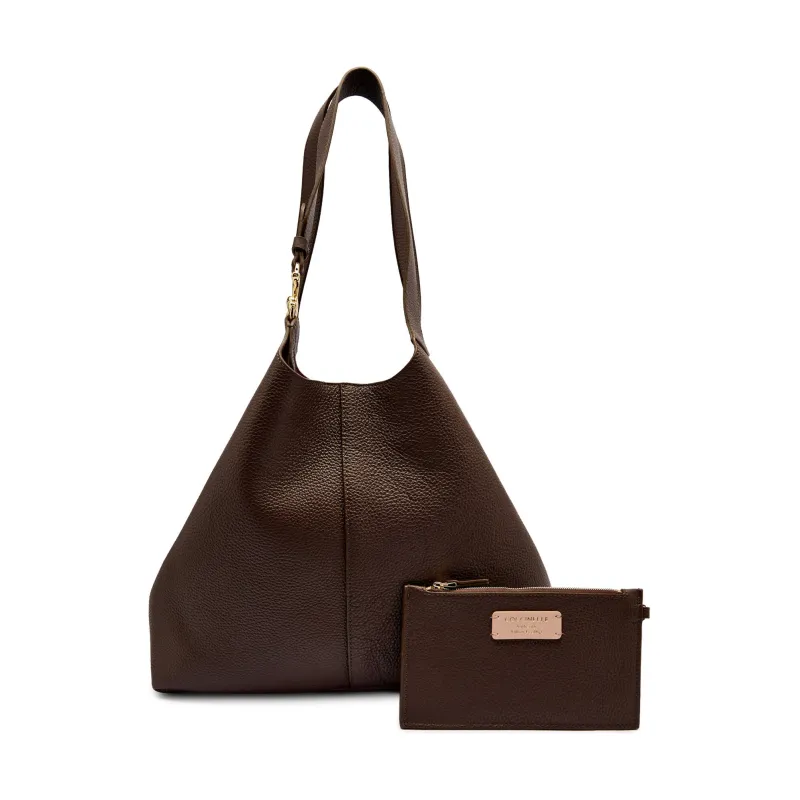 Coccinelle De piele geantă shopper + borsetă C-EASY