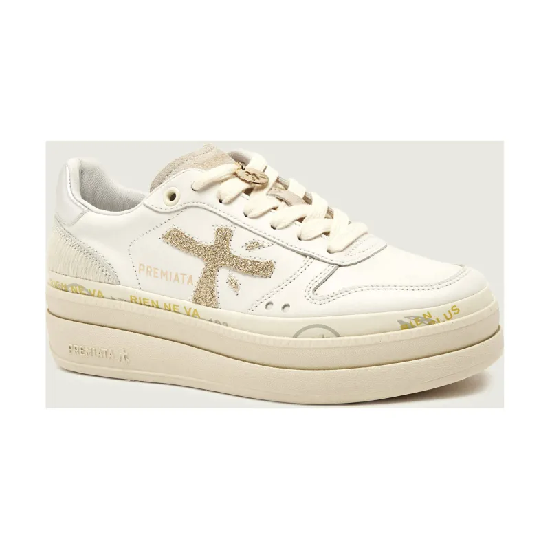 Premiata Sneakers MICOL cu adaos de piele