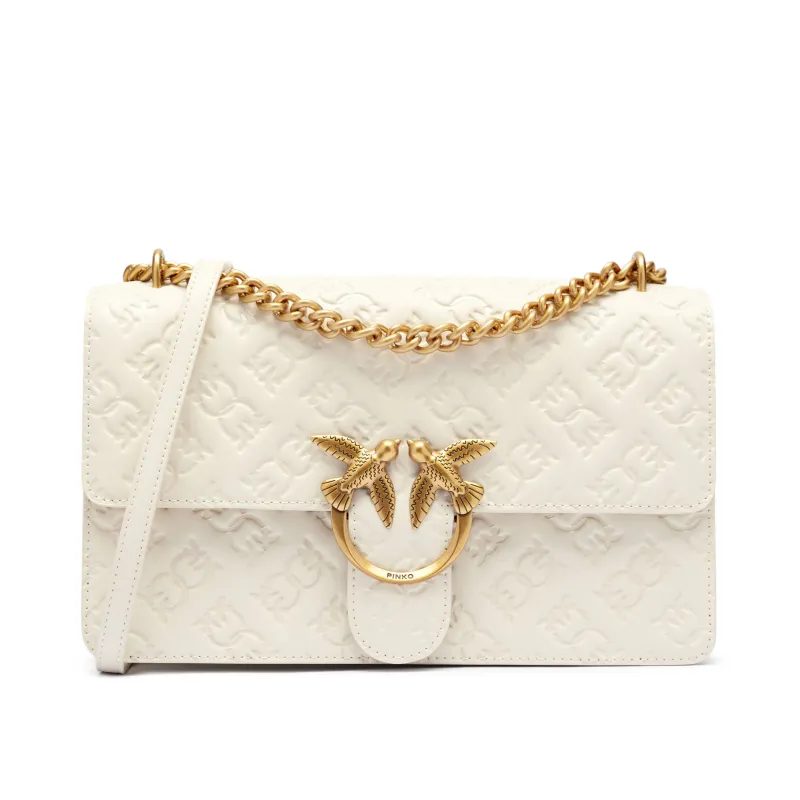 Pinko De piele geantă pe umăr LOVE ONE CLASSIC DC