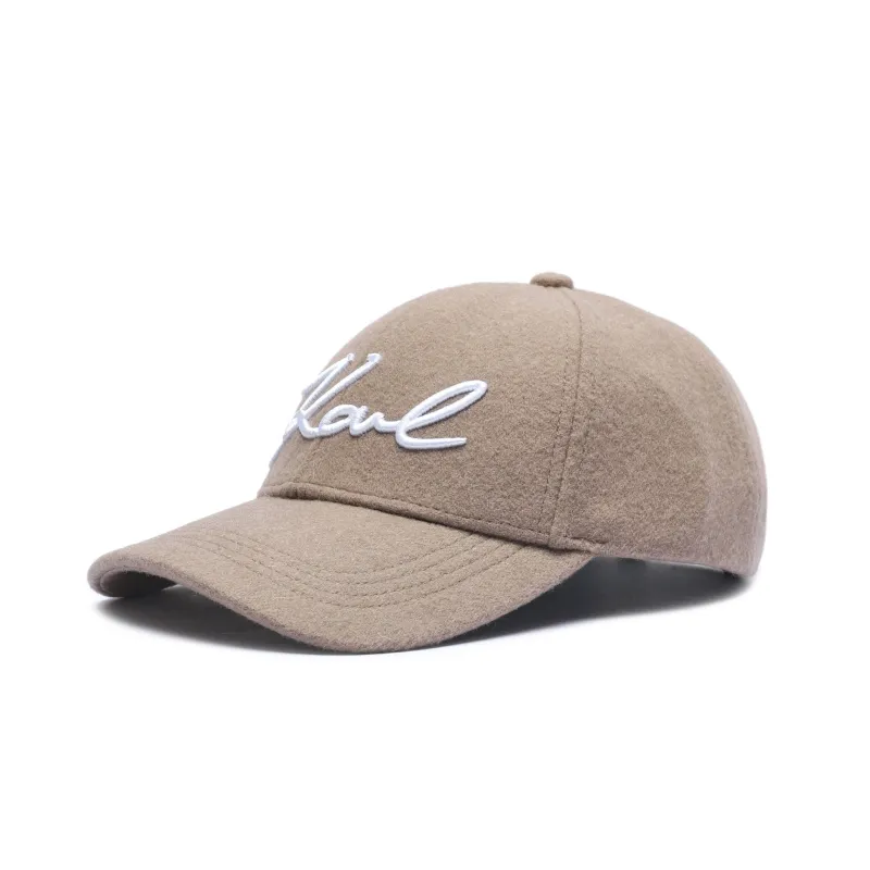 Karl Lagerfeld De lână șapcă baseball k/signature