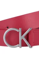 de piele curea CK LOGO Calvin Klein 	roșu	