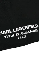 Căciulă cu adaos de lână Karl Lagerfeld 	negru	