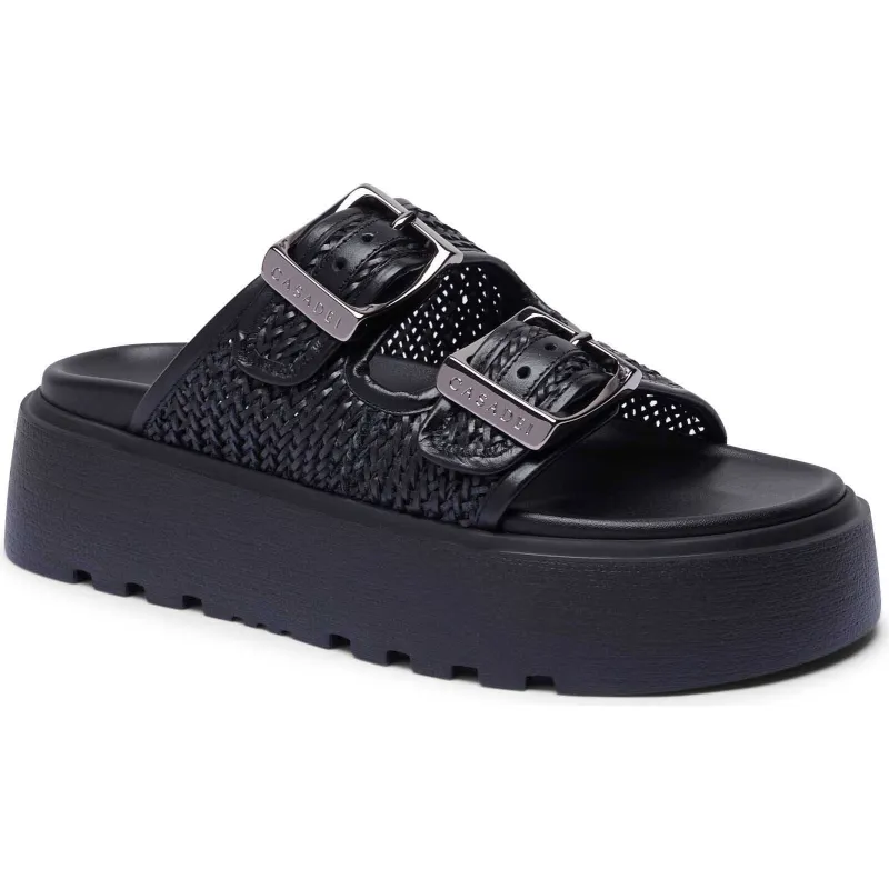 Casadei Șlapi BIRKY cu adaos de piele