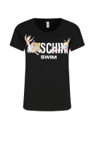 Tricou | Regular Fit Moschino Swim 	negru	