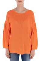 pulover Westona | Loose fit | z dodatkiem jedwabiu BOSS ORANGE 	portocaliu	