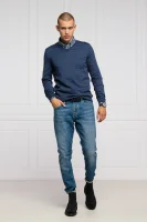 Wełniany sweter Melba P | Slim Fit BOSS BLACK 	albastru	