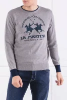 pulover JEFFRY | Regular Fit | z dodatkiem wełny La Martina 	gri	