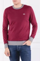 pulover Gord | Regular Fit | z dodatkiem wełny La Martina 	bordo	