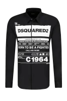 cămașă | Regular Fit Dsquared2 	negru	