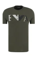 tricou | Regular Fit Emporio Armani 	măsliniu	